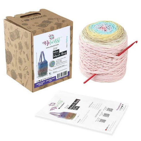 DIY Retwisst Mini Mesh Bag Knitting Kit (available in 5 varieties)
